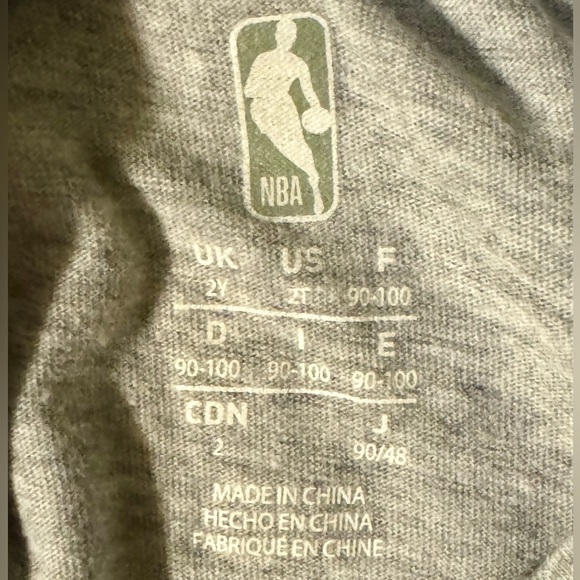 NBA Chicago Bulls sz 2T Heather Gray Dress - Picture 4 of 6